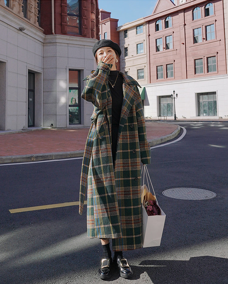 Forest Plaid Coat (2 Colors)
