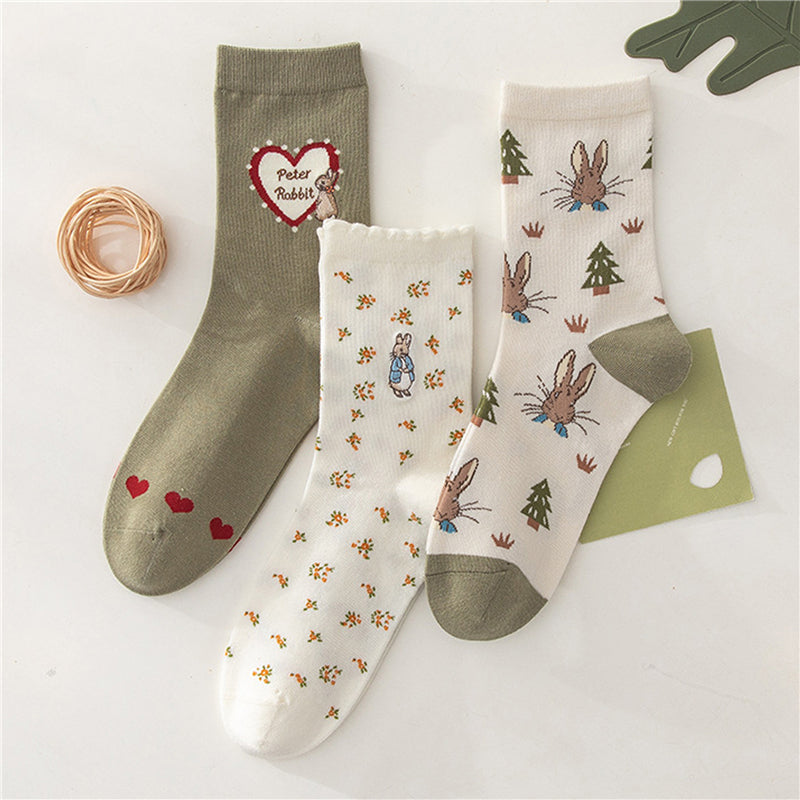 Peter Rabbit Sock Set (Green)