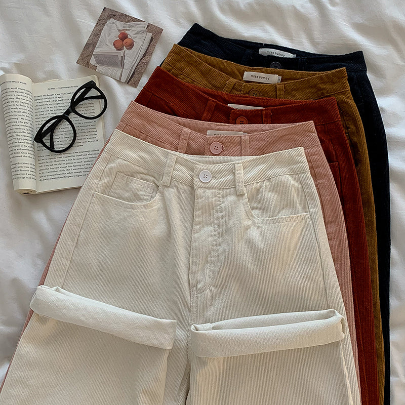 Retro Corduroy Jeans (5 Colors)