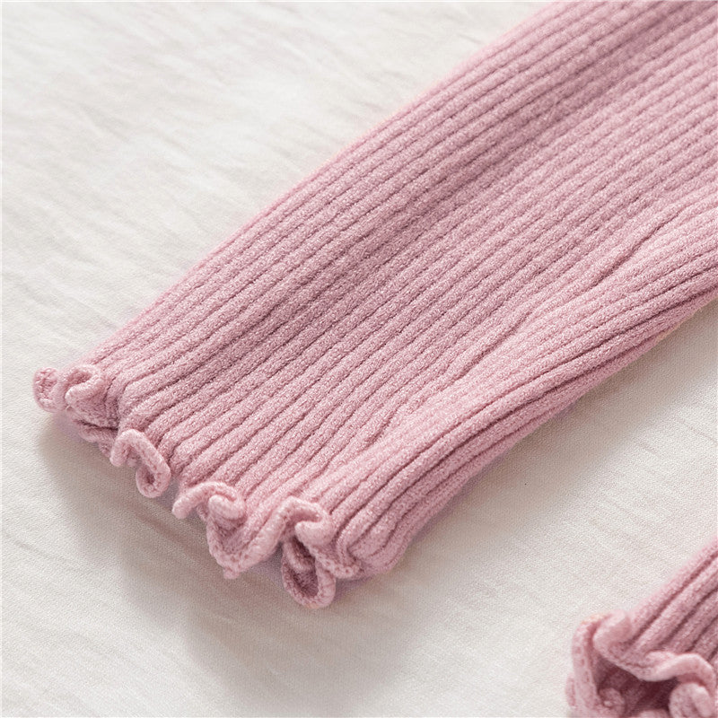 Basic Frilly Mock Neck Sweater (9 Colors)