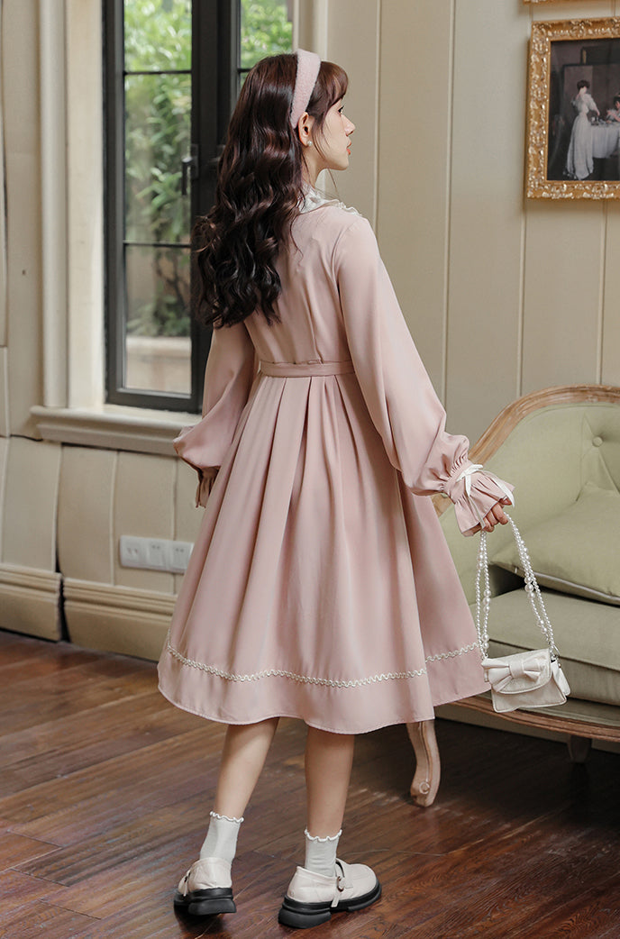 Le Chateau Midi Dress (Pink)