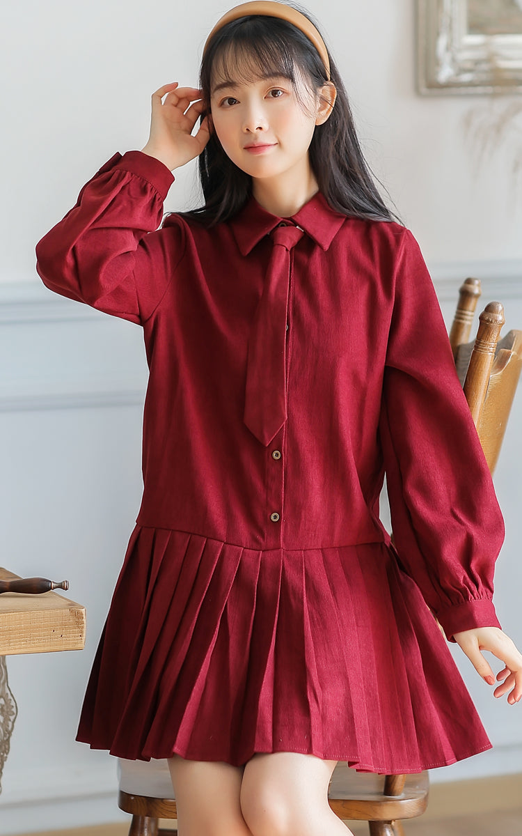 Prep School Vest & Dress Set (3 Colors)