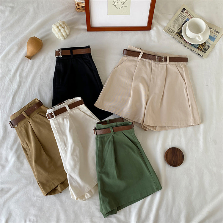 Everyday Neutrals Belted Shorts (5 Colors)