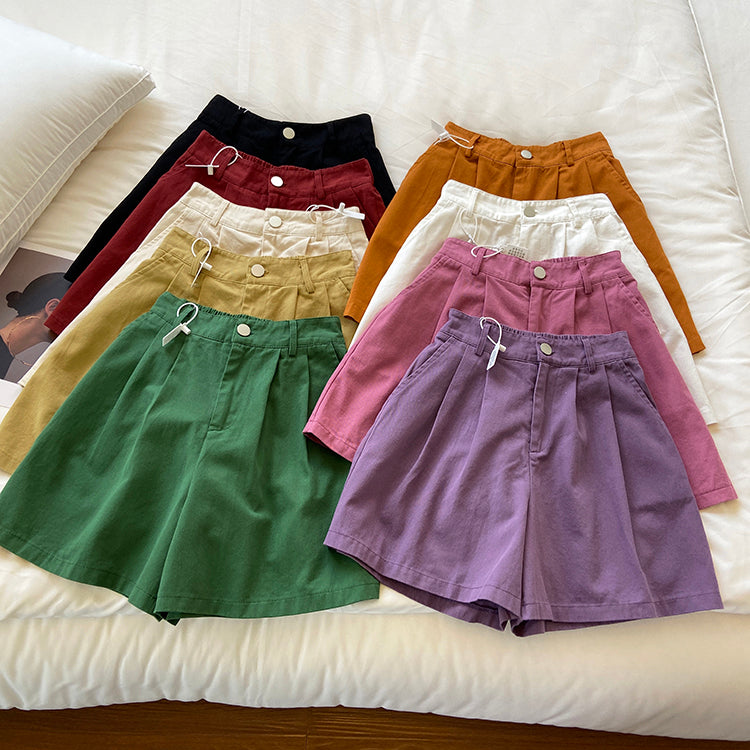 Rainbow Denim Everyday Shorts (9 Colors)