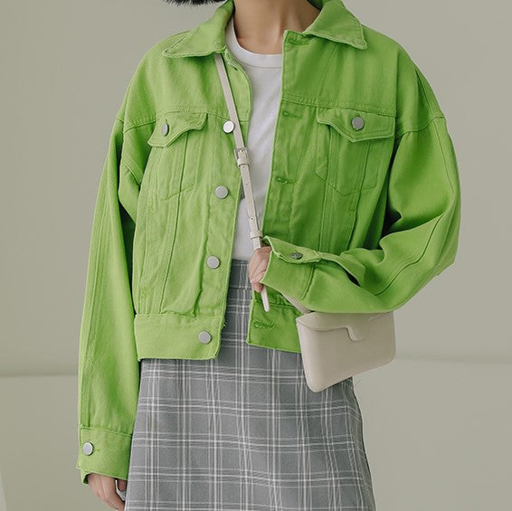 Fruity Denim Jacket (2 Colors)