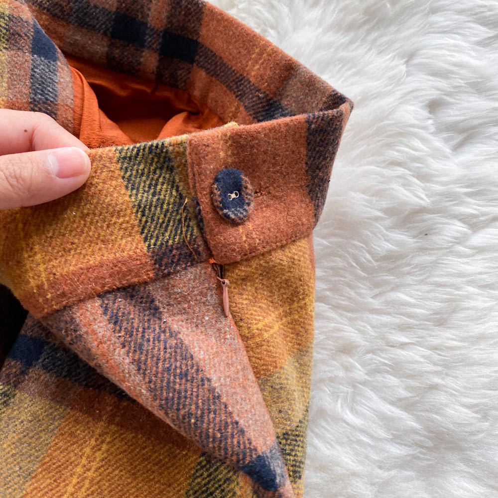 Pumpkin Spice Sweater & Skirt Set (Orange)