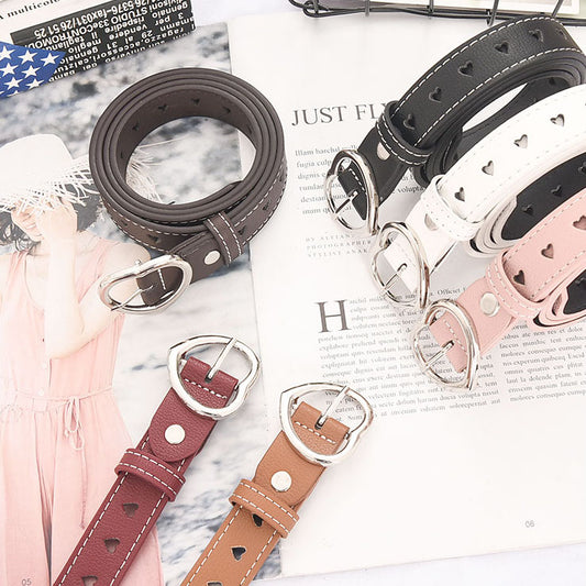 Heart Eyelet Belt (7 Colors)