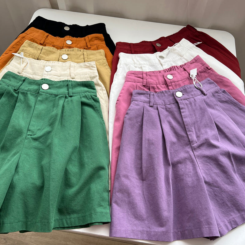 Rainbow Denim Everyday Shorts (9 Colors)