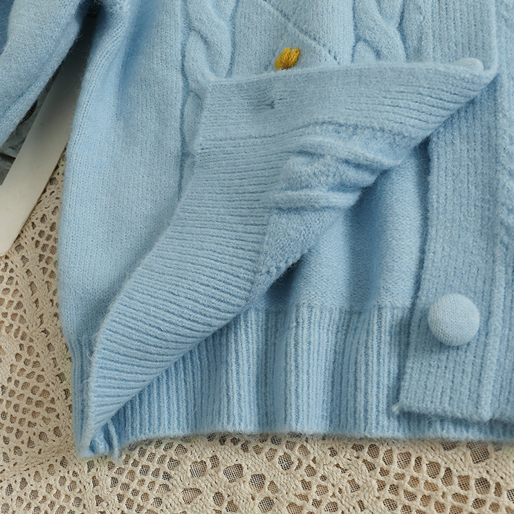 Little Tulip Cropped Cardigan (4 Colors)