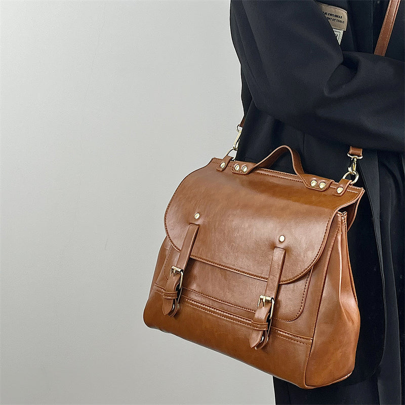 Artist Satchel Bag (Brown)