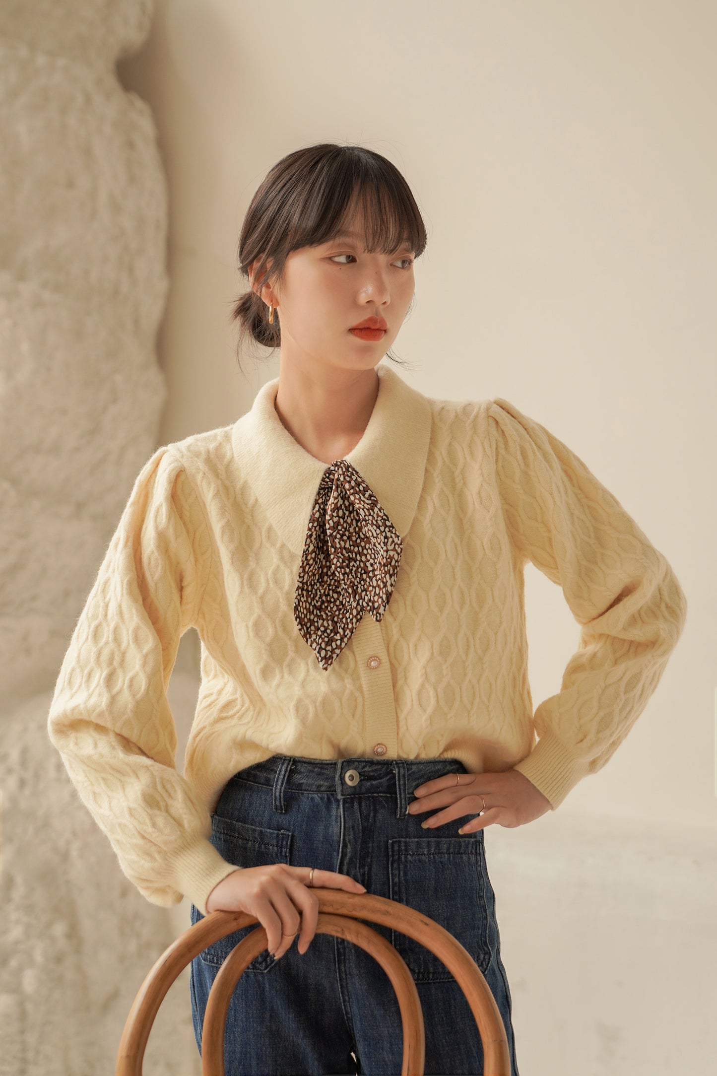 Button Up Polo Sweater (5 Colors)