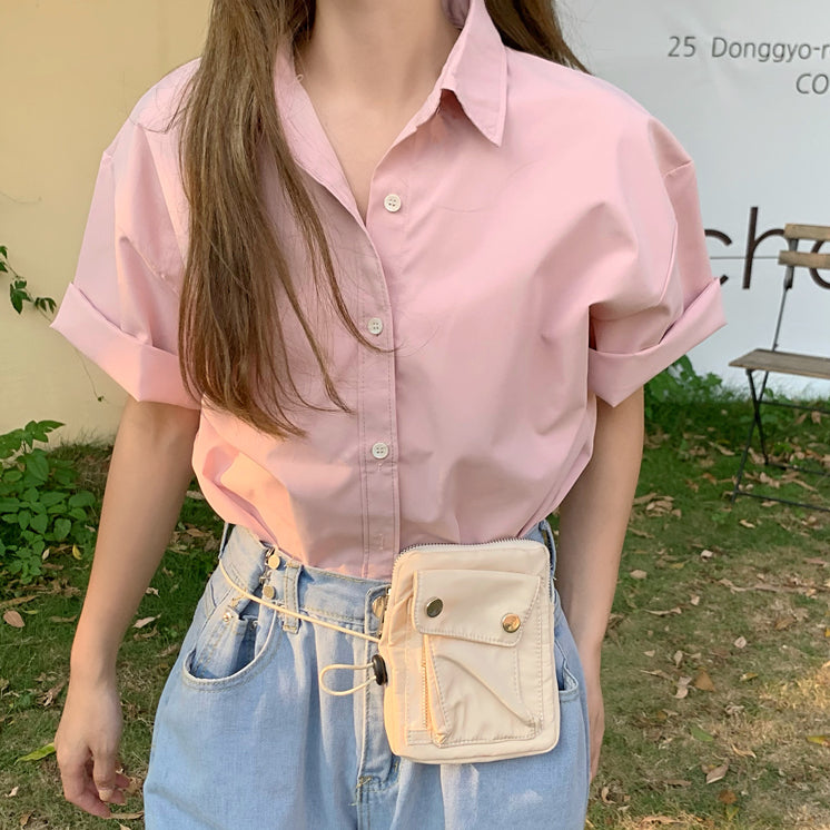 Basic Button Up Shirt (5 Colors)