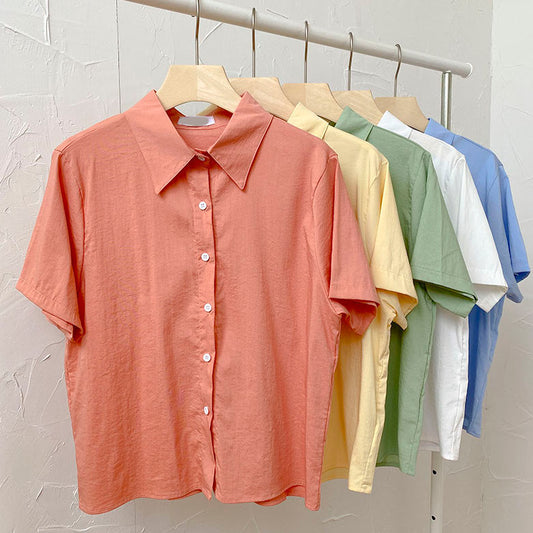 Candy Button Up Shirt (5 Colors)