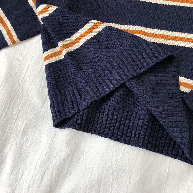 Double Stripe Sweater (5 Colors)