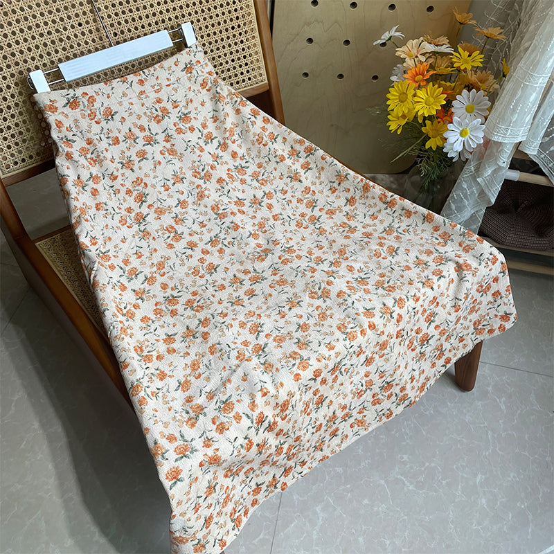 Fall Florals Midi Skirt (3 Colors)