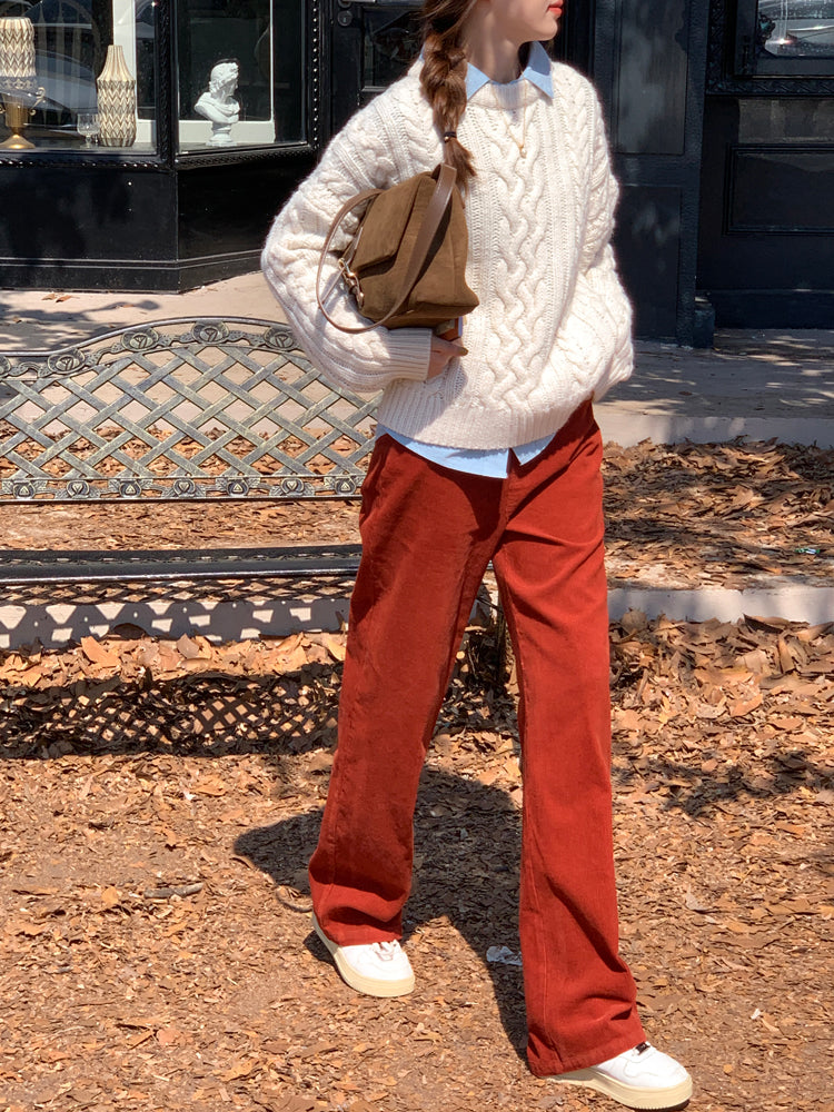 Retro Corduroy Jeans (5 Colors)