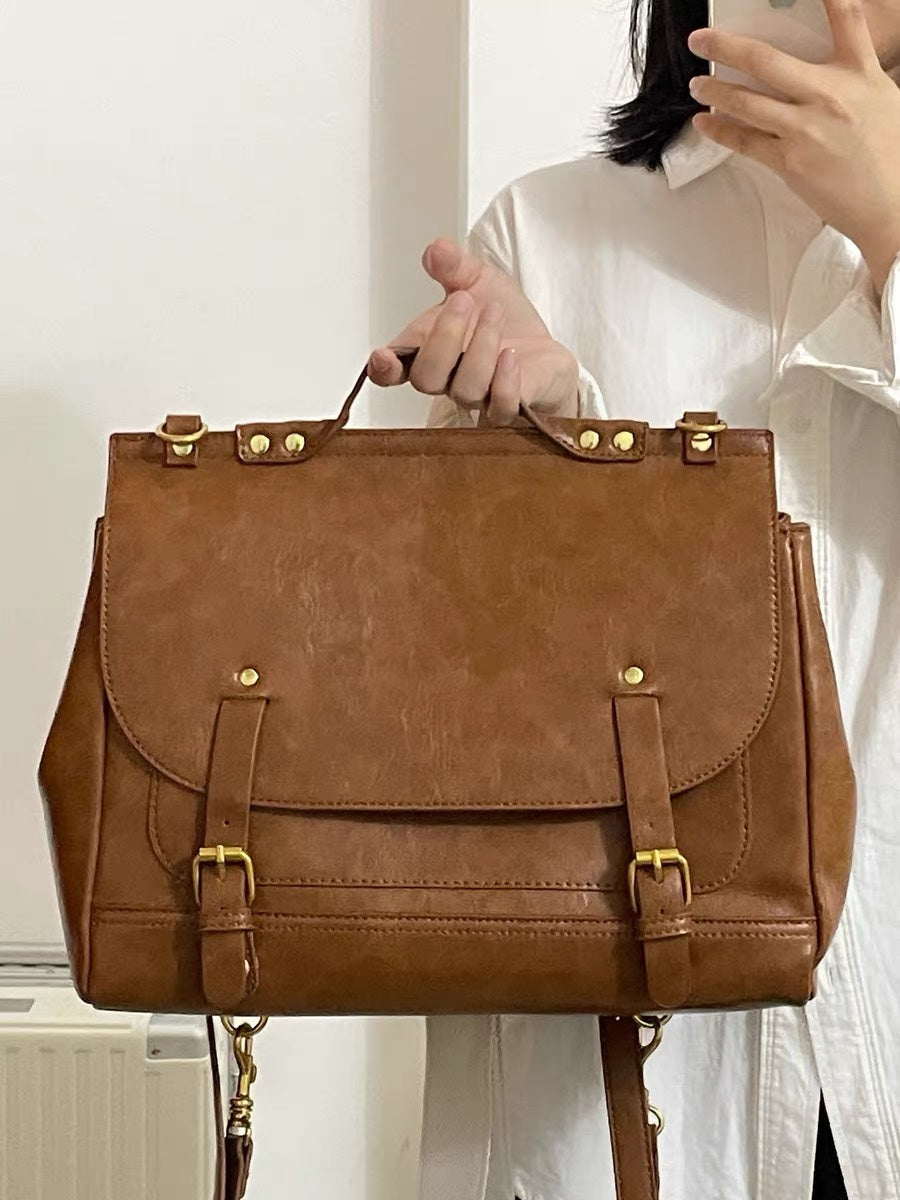 Artist Satchel Bag (Brown)