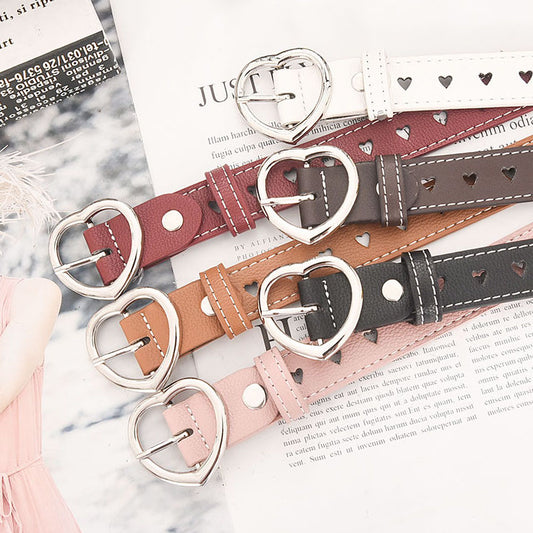 Heart Eyelet Belt (7 Colors)