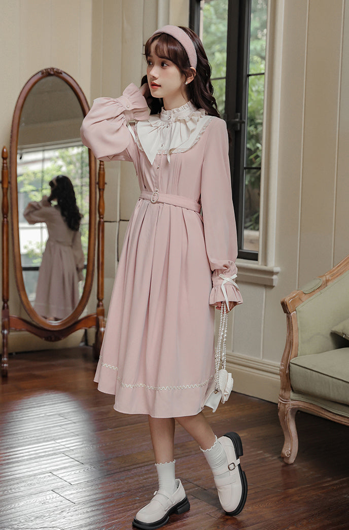 Le Chateau Midi Dress (Pink)