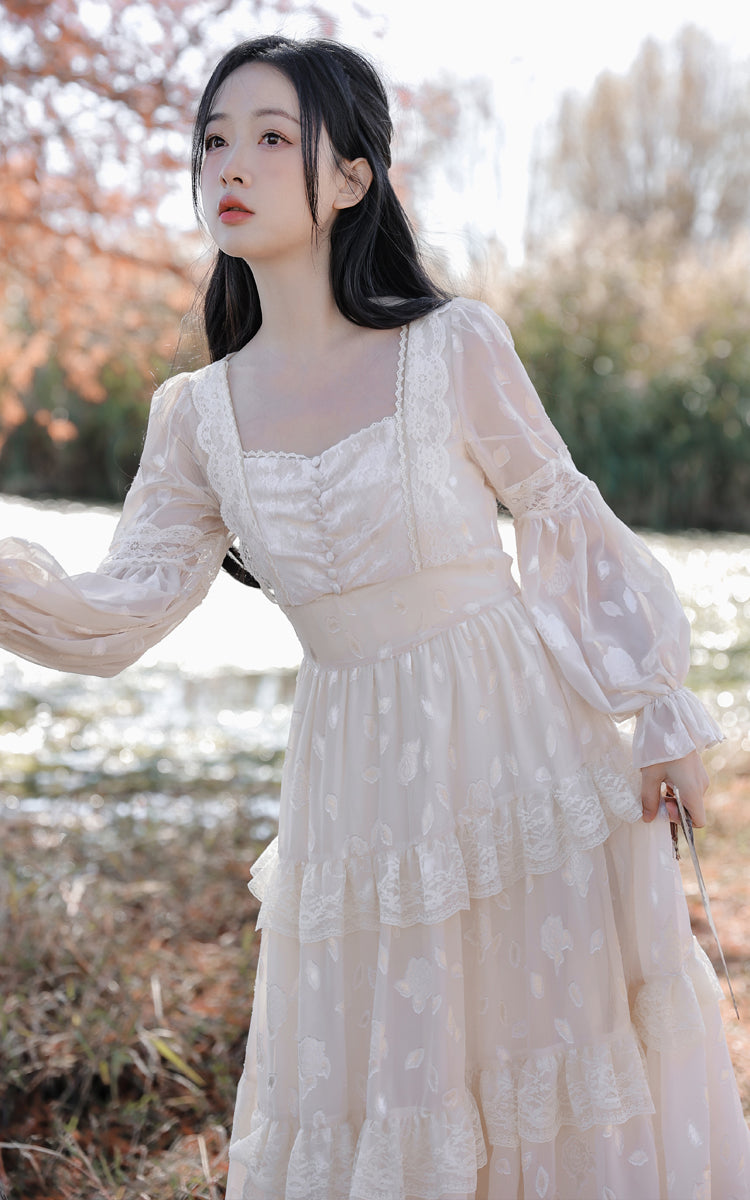 Ethereal Dreams Midi Dress (White)