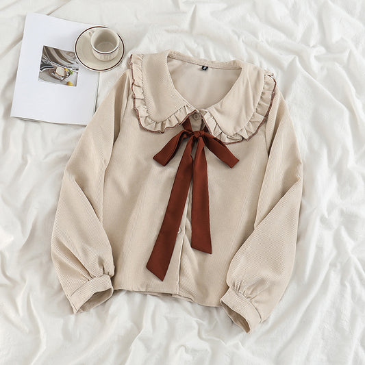 Peter Pan Collar Button Up Shirt (3 Colors)