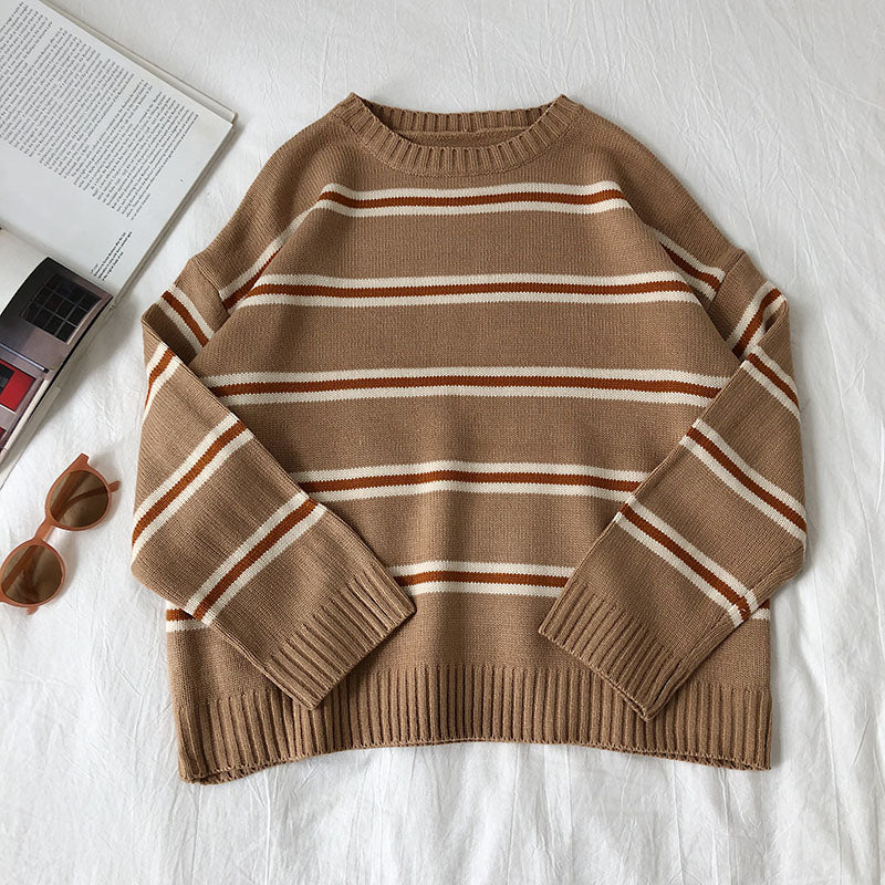 Double Stripe Sweater (5 Colors)