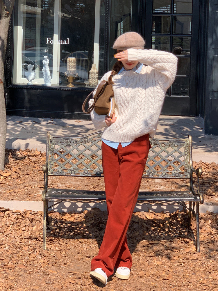 Retro Corduroy Jeans (5 Colors)