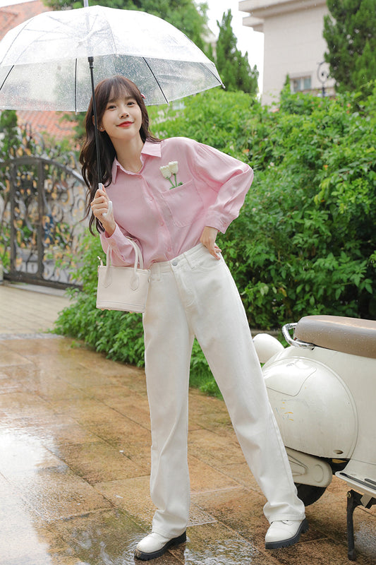 Tulip Lover Blouse (Pink)
