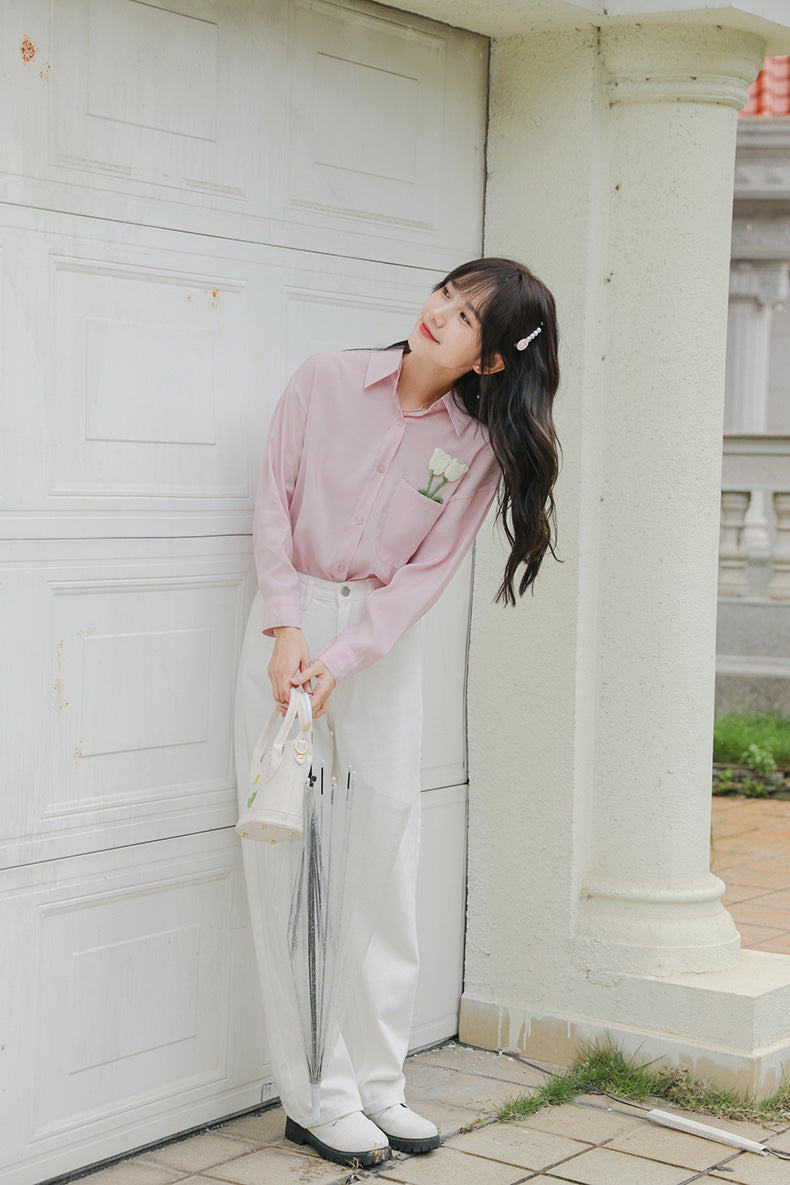 Tulip Lover Blouse (Pink)