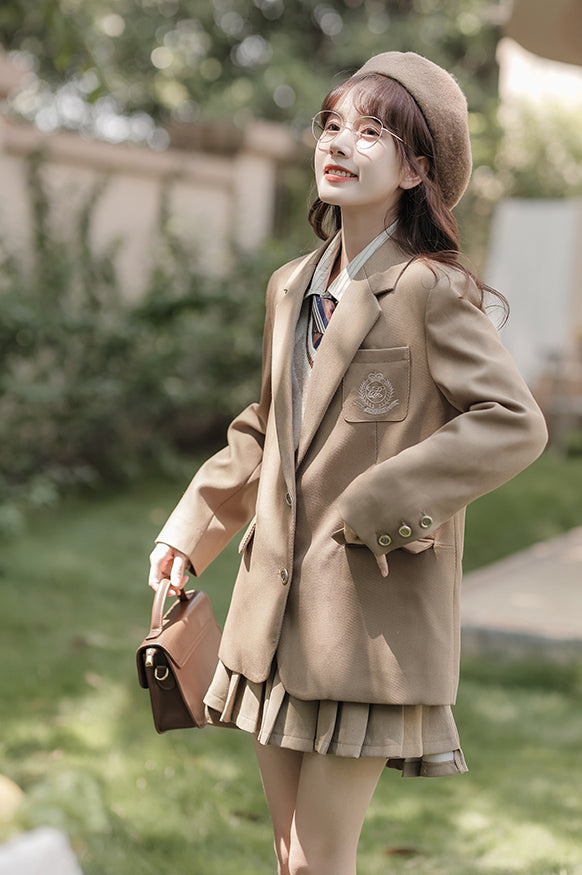 Varsity Prep Blazer (Khaki)