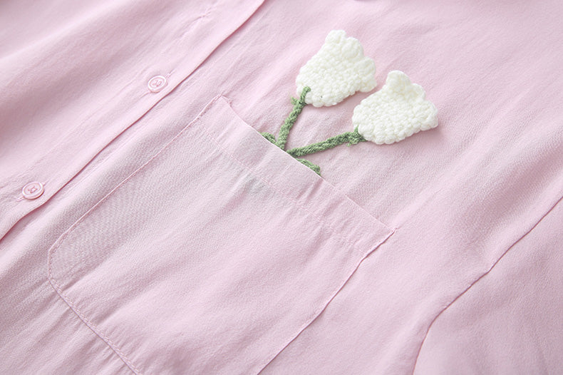 Tulip Lover Blouse (Pink)
