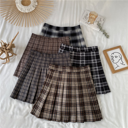 Multi Plaid Tennis Skirt (5 Colors)