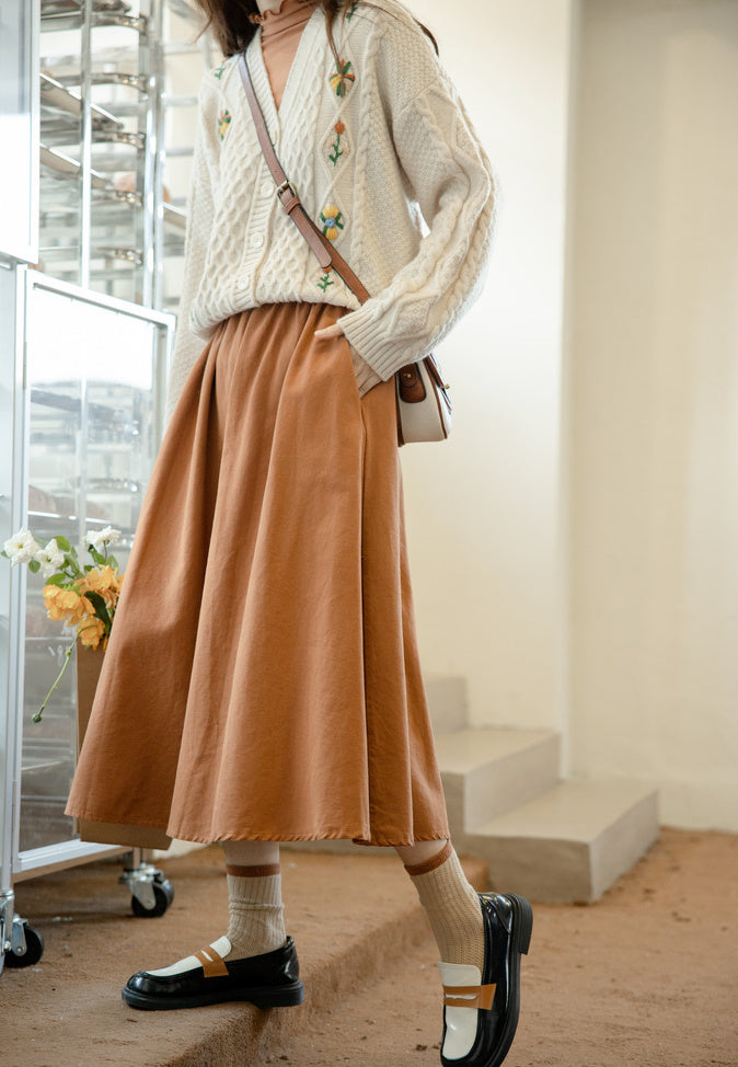 Fall Florals Embroidered Cardigan (3 Colors)