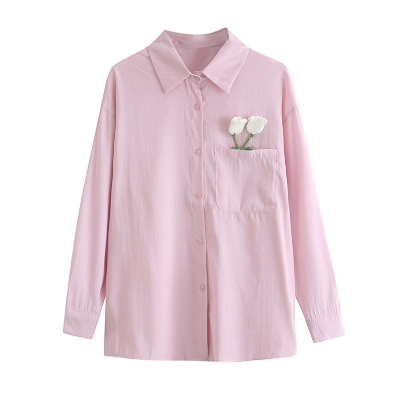Tulip Lover Blouse (Pink)
