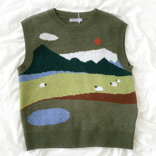 Countryside Vest (Olive)