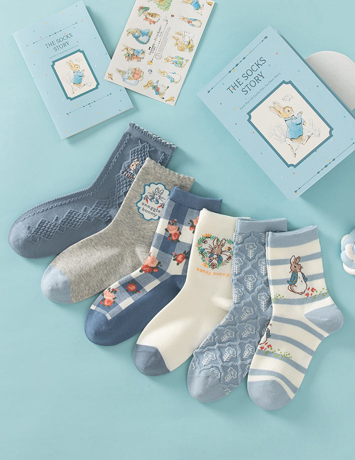 Peter Rabbit Socks Gift Box (Blue)