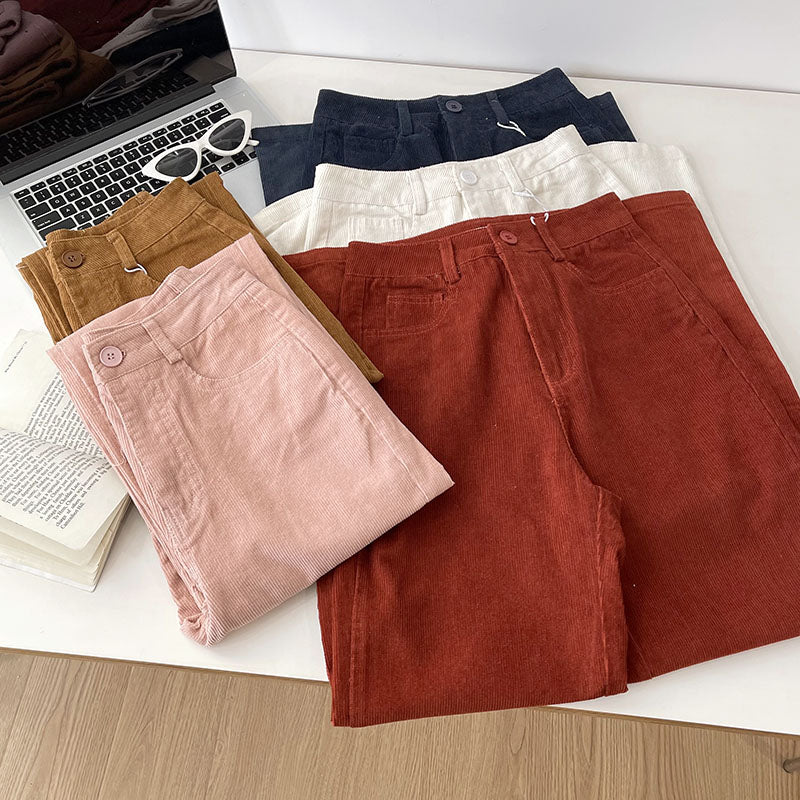Retro Corduroy Jeans (5 Colors)