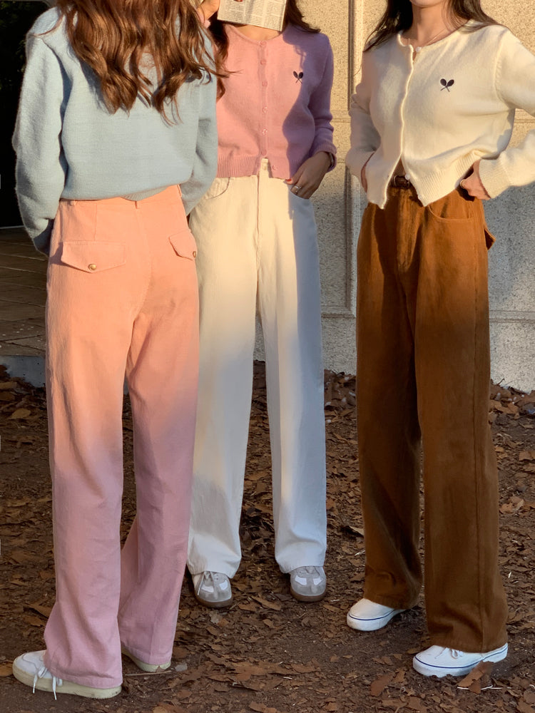 Retro Corduroy Jeans (5 Colors)