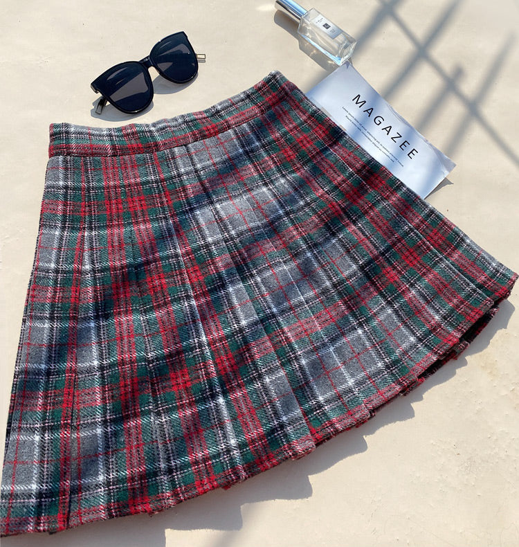 Rustic Plaid Tennis Skirt (5 Colors)