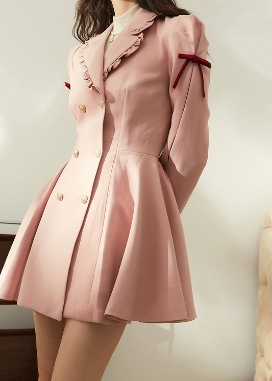 Miss Chic Blazer Dress (Pink)