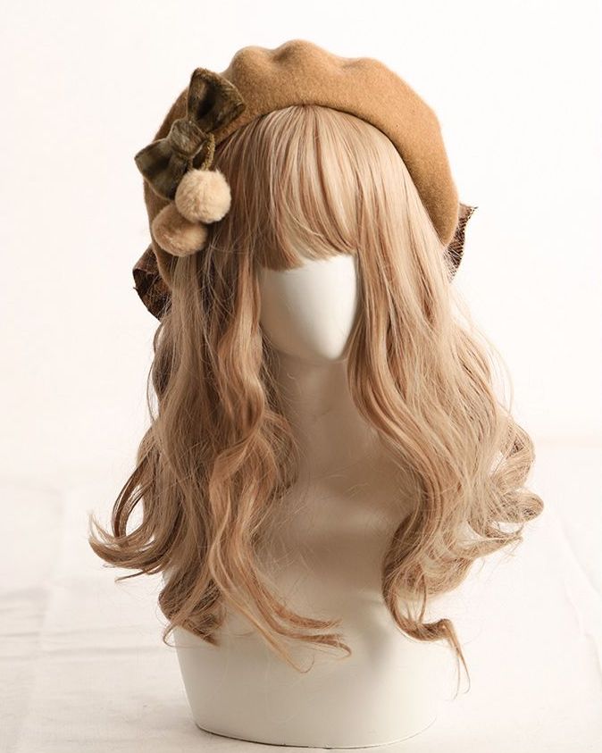 Sweet Bow Beret (4 Colors)