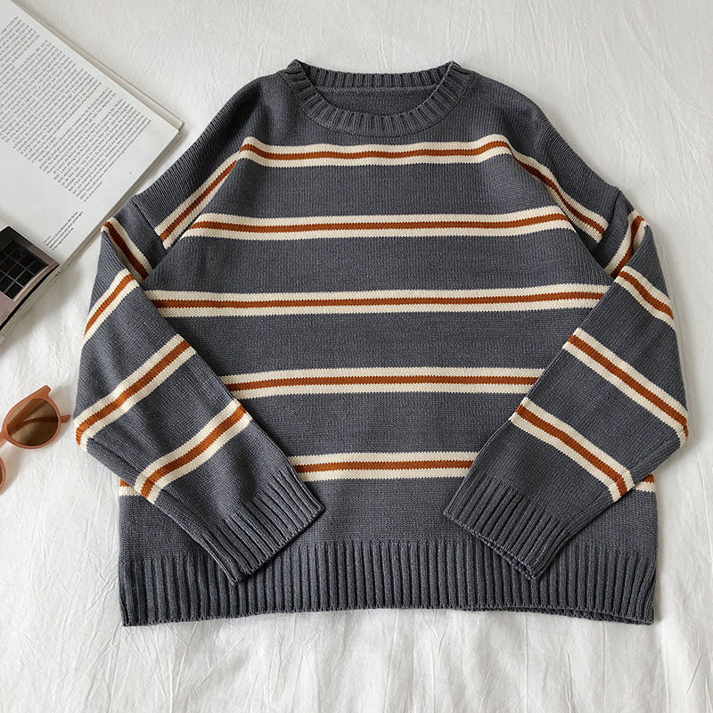 Double Stripe Sweater (5 Colors)