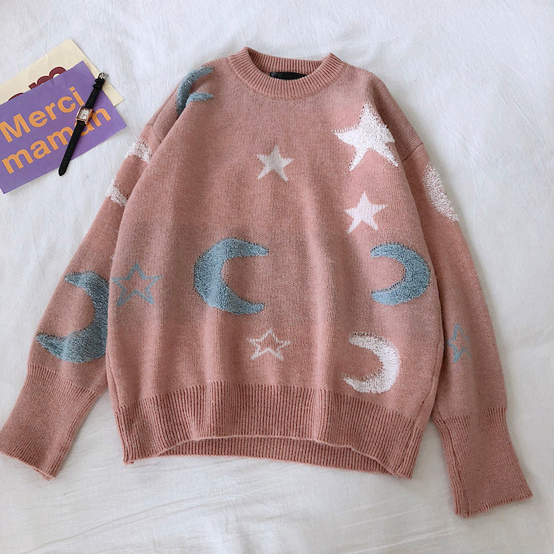 Moon & Star Sweater (3 Colors)