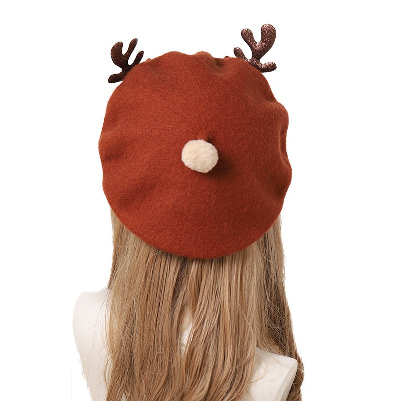 Sweet Deer Beret (3 Colors)
