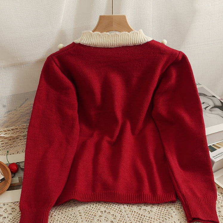Little Pom Pom Cardigan (4 Colors)