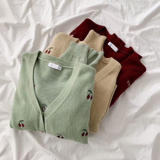 Cherry Cardigan (3 Colors)