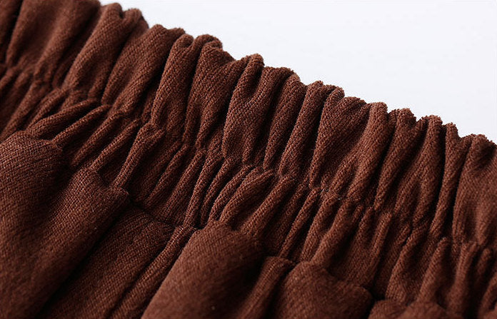 Button Suede Midi Skirt (2 Colors)