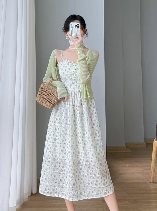 Spring Florals Lace Up Cami Dress (3 Colors)