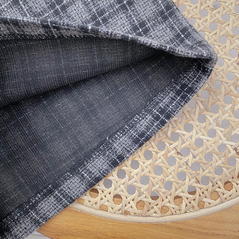 Asymmetrical Tweed Plaid Shorts (4 Colors)