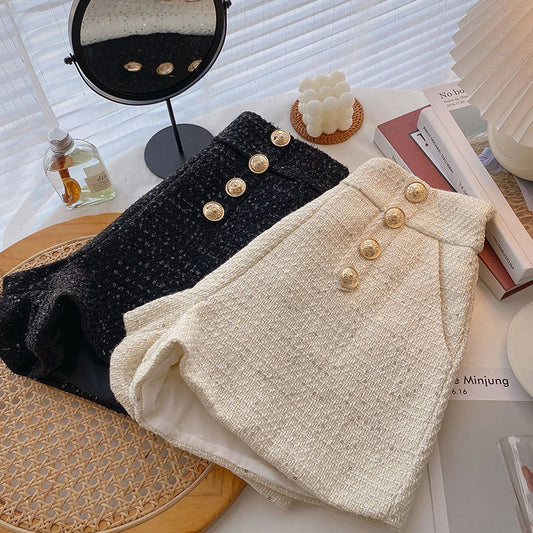 Tailored Tweed Sequin Shorts (2 Colors)